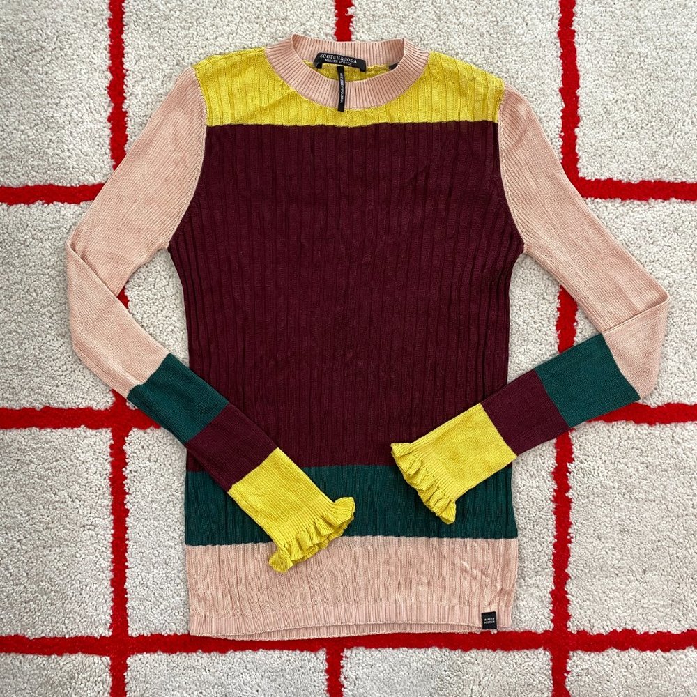 Scotch & Soda Magical Attitude Colorblock Top